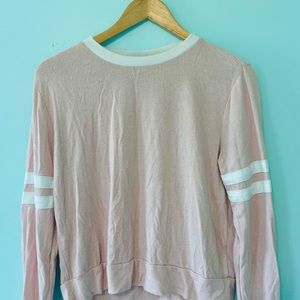 Cute Forever 21 cropped long sleeve sweater top